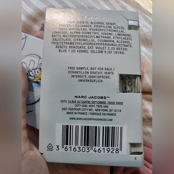 Marc Jacobs Perfect Eau De Toilette Spray Perfume x 2 Travel Sample NEW - Picture 3 of 4